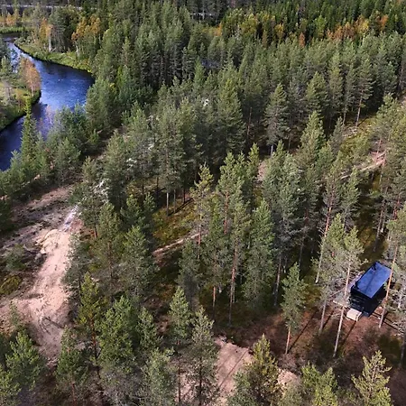 Visit Lapelland - Riverside Village With A Nature View, Fireplace, Sauna, Kitchen Chalet Äkäslompolo