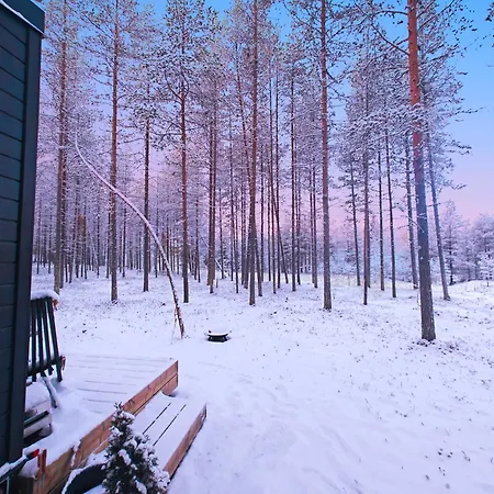 Visit Lapelland - Riverside Village With A Nature View, Fireplace, Sauna, Kitchen Äkäslompolo