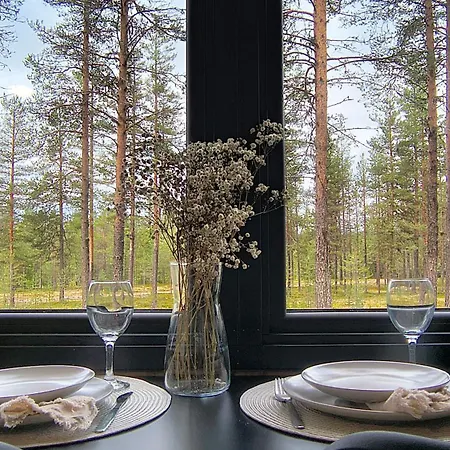 샬레 Visit Lapelland - Riverside Village With A Nature View, Fireplace, Sauna, Kitchen