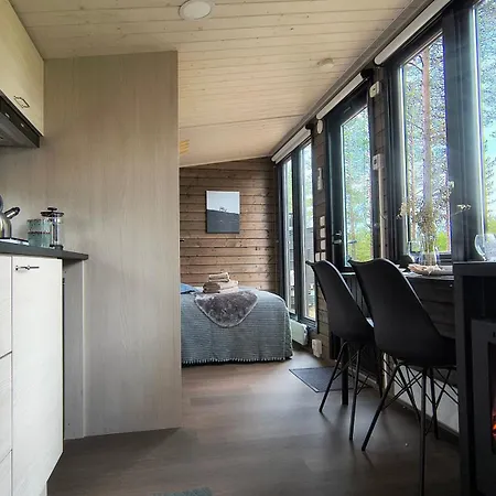 Visit Lapelland - Riverside Village With A Nature View, Fireplace, Sauna, Kitchen