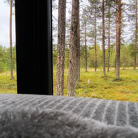 샬레 Visit Lapelland - Riverside Village With A Nature View, Fireplace, Sauna, Kitchen