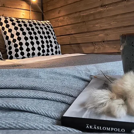 Visit Lapelland - Riverside Village With A Nature View, Fireplace, Sauna, Kitchen Äkäslompolo