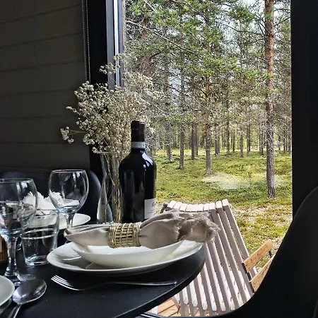 샬레 Visit Lapelland - Riverside Village With A Nature View, Fireplace, Sauna, Kitchen *
