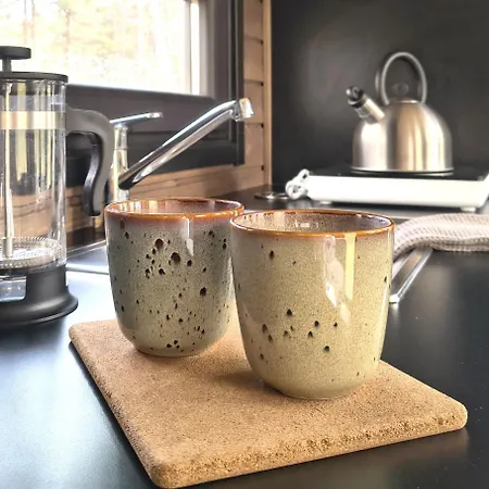 Chalet Visit Lapelland - Riverside Village With A Nature View, Fireplace, Sauna, Kitchen