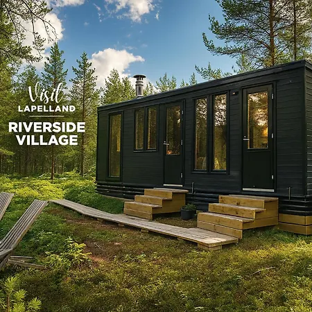 Visit Lapelland - Riverside Village With A Nature View, Fireplace, Sauna, Kitchen *