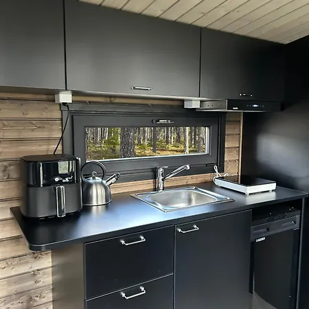 Visit Lapelland - Riverside Village With A Nature View, Fireplace, Sauna, Kitchen Chalet *