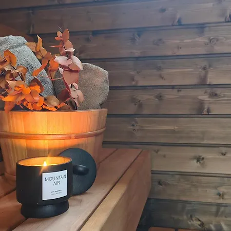 Visit Lapelland - Riverside Village With A Nature View, Fireplace, Sauna, Kitchen Chalet