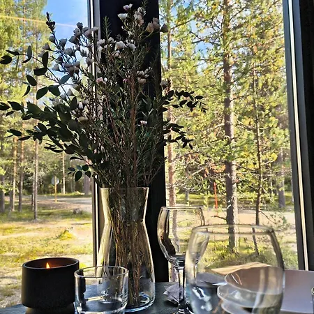 샬레 Visit Lapelland - Riverside Village With A Nature View, Fireplace, Sauna, Kitchen