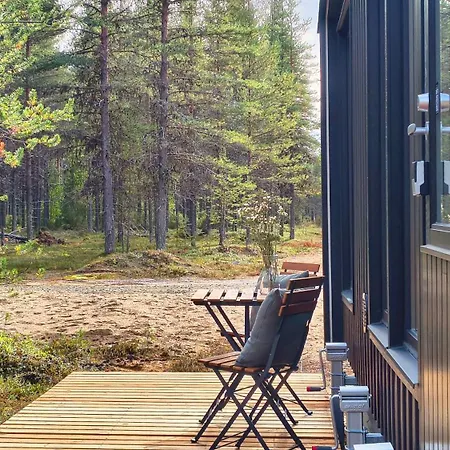 샬레 Visit Lapelland - Riverside Village With A Nature View, Fireplace, Sauna, Kitchen Äkäslompolo