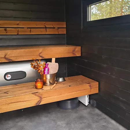 샬레 Visit Lapelland - Riverside Village With A Nature View, Fireplace, Sauna, Kitchen *