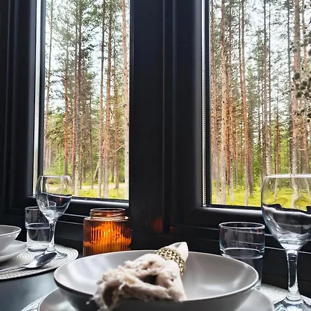 Visit Lapelland - Riverside Village With A Nature View, Fireplace, Sauna, Kitchen 샬레